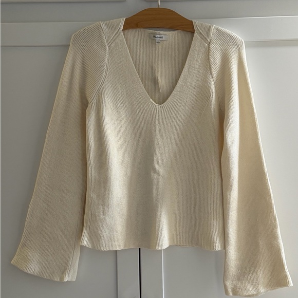 *NEW* Madewell Luxe Bell Sleeve Sweater - Picture 2 of 6